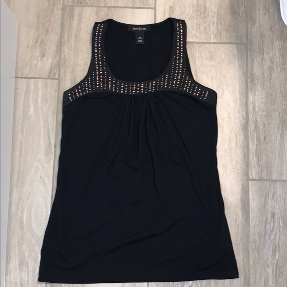 WHBM beaded tank top